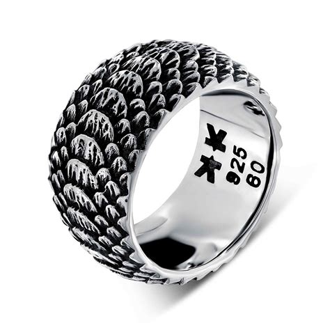 bague homme argent maty